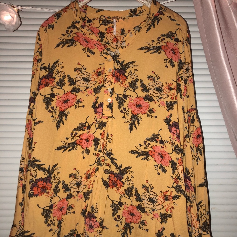 Unique Free People Blouse!